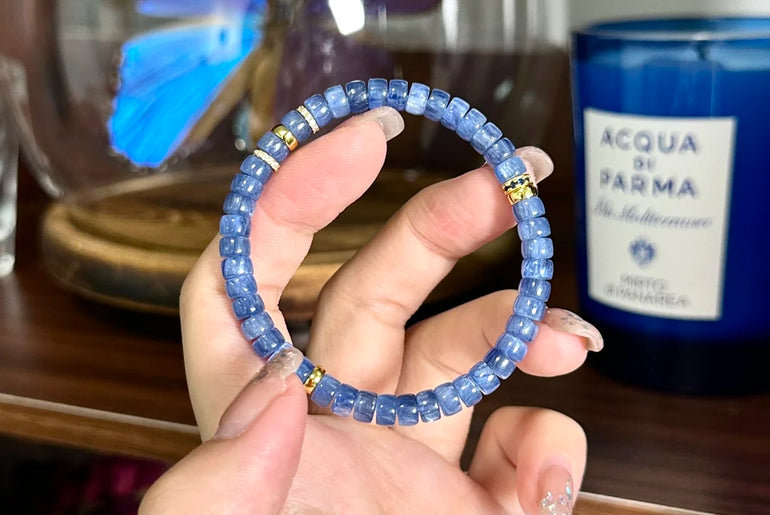 Handmade Charming Blue Crystal Strings